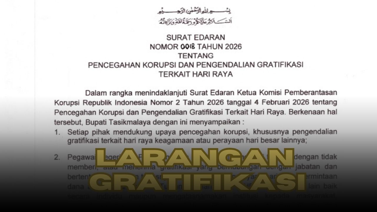 Pemkab Tasikmalaya Tegaskan Larangan Gratifikasi Bagi ASN